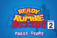 Ready 2 Rumble Boxing - Round 2 Title Screen